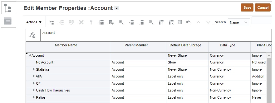 Edit Member Properties dialog box.